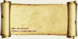 Jovana Bećković vizit kartica